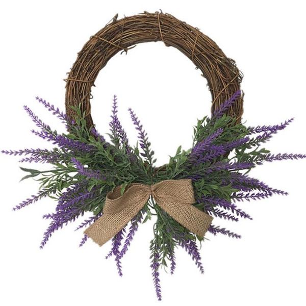 decorative flowers & wreaths artificial flower wreath lavender bowknot heart shaped hanging garland for front door christmas party wedding d
decorative flowers & wreaths artificial flower wreath lavender bowknot heart shaped hanging garland for front door christmas party wedding d