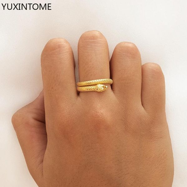 cluster rings snake shape for women simple animal ring fashion finger fine jewelry girl females lady gift party accessories, Golden;silver
cluster rings snake shape for women simple animal ring fashion finger fine jewelry girl females lady gift party accessories, Golden;silver