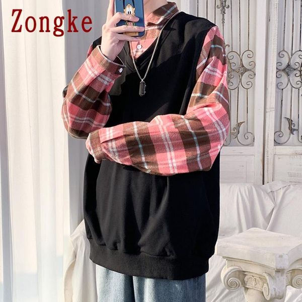 men's hoodies & sweatshirts zongke sweatshirt men clothing harajuku japan style streetwear m-3xl 2021 arrivals, Black
men's hoodies & sweatshirts zongke sweatshirt men clothing harajuku japan style streetwear m-3xl 2021 arrivals, Black