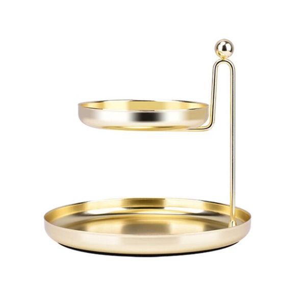 other home decor two-tier jewelry tray serving plate metal storage ornaments necklace ring earring decoration
other home decor two-tier jewelry tray serving plate metal storage ornaments necklace ring earring decoration