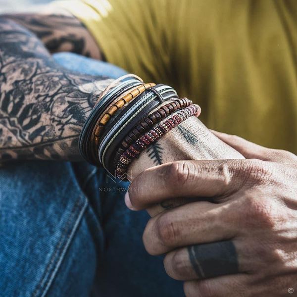 dvacaman 6 design vintage wood beads leather bracelets set men fashion multilayer rope wristband bracelet & bangles hand jewelry link, chain, Black
dvacaman 6 design vintage wood beads leather bracelets set men fashion multilayer rope wristband bracelet & bangles hand jewelry link, chain, Black