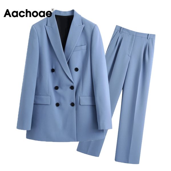 blue color elegant suit blazer women double breasted casual blazer pleated straight long pants lady sets ensembles femme, Black;white
blue color elegant suit blazer women double breasted casual blazer pleated straight long pants lady sets ensembles femme, Black;white