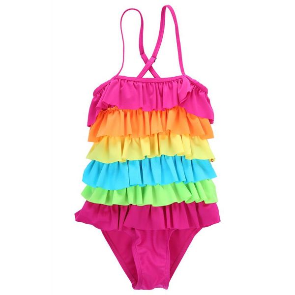 one-pieces 2-9years kids baby girls swimsuit swimwear rainbow color ruffle chidren bathing suit toddler summer beachwear, Black
one-pieces 2-9years kids baby girls swimsuit swimwear rainbow color ruffle chidren bathing suit toddler summer beachwear, Black
