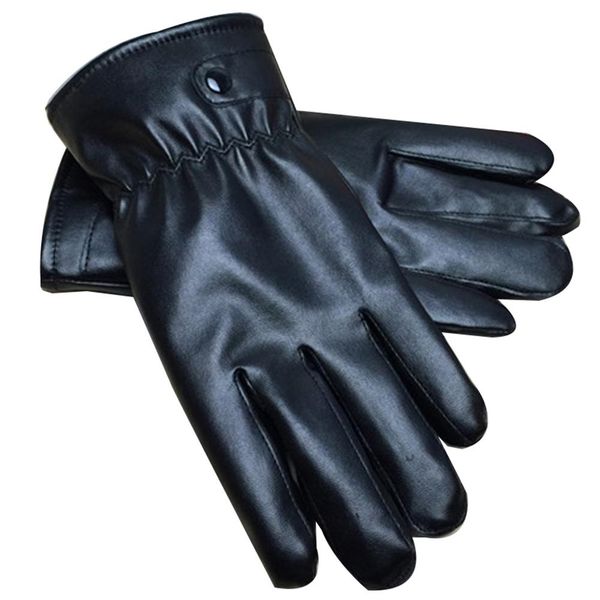 men women winter windproof faux leather gloves women warm pu faux leather full finger gloves touch screen plush lined mittens, White
men women winter windproof faux leather gloves women warm pu faux leather full finger gloves touch screen plush lined mittens, White