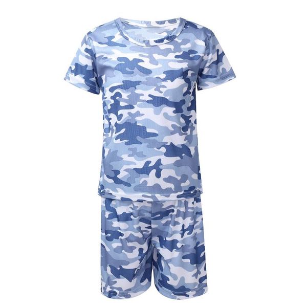 girls boys summer breathable suit short sleeves camouflage print t-shirt and shorts set sportswear for running basketball sets, Black;blue
girls boys summer breathable suit short sleeves camouflage print t-shirt and shorts set sportswear for running basketball sets, Black;blue