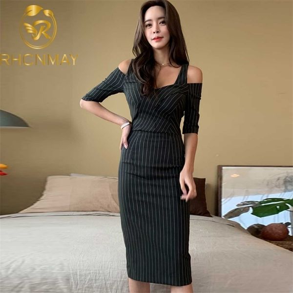 korea women dress summer elegant pencil bodycon v neck off shoulder midi length striped office lady 210520, Black;gray
korea women dress summer elegant pencil bodycon v neck off shoulder midi length striped office lady 210520, Black;gray