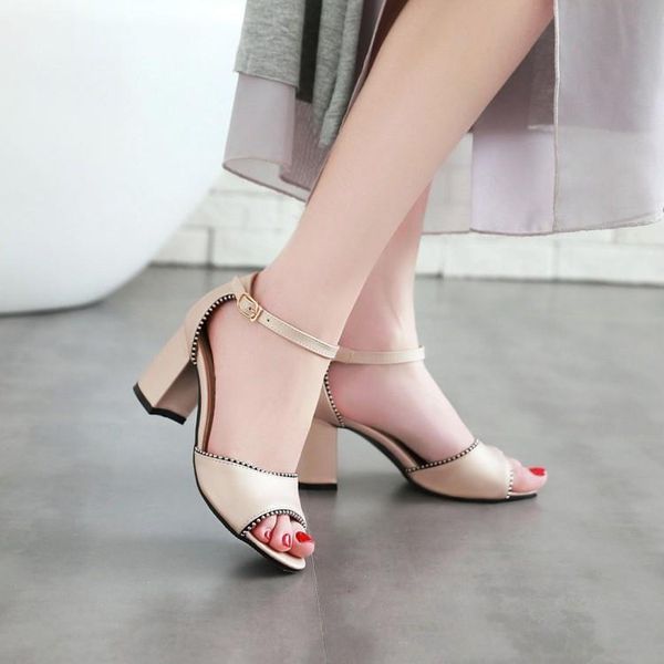 big size high heels sandals women shoes woman summer ladies fashion with thick and leaky toes, Black
big size high heels sandals women shoes woman summer ladies fashion with thick and leaky toes, Black