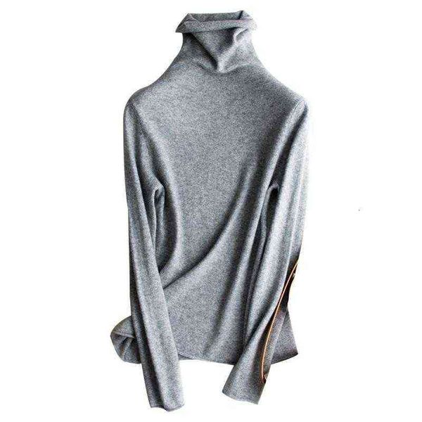 2021 autumn and winter woolen sweater women's clothing pile neck loose curling korean bottomed, White;black
2021 autumn and winter woolen sweater women's clothing pile neck loose curling korean bottomed, White;black
