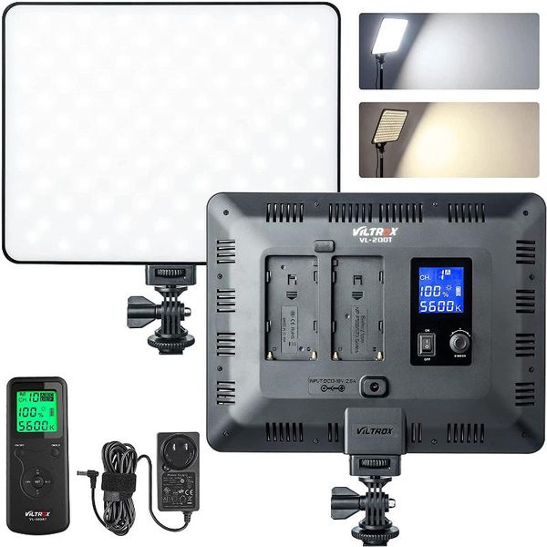 flash heads viltrox vl-200t ultra thin bi-color dimmable led video light panel lighting with 3300k-5600k cri 95+ and remote controller
flash heads viltrox vl-200t ultra thin bi-color dimmable led video light panel lighting with 3300k-5600k cri 95+ and remote controller