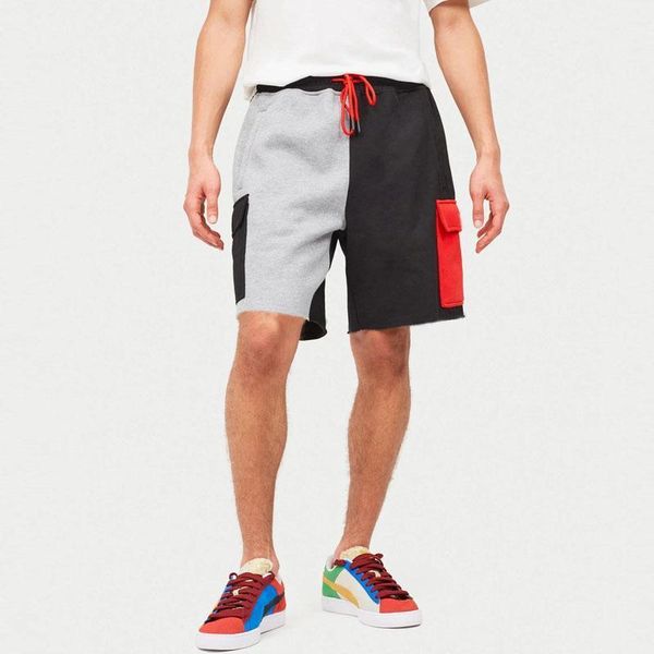 men's shorts summer men cargo casual patchwork gyms sportswear boys hip hop streetwear elastic waist brand clothing man, White;black
men's shorts summer men cargo casual patchwork gyms sportswear boys hip hop streetwear elastic waist brand clothing man, White;black