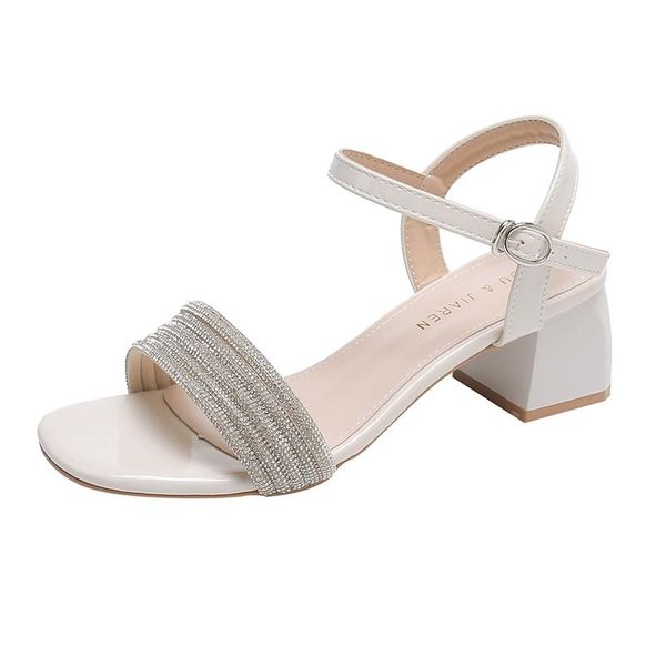 open-toe women's sandals fashion simple 2021 casual style vamp rhinestone decoration elegant all-match, Black
open-toe women's sandals fashion simple 2021 casual style vamp rhinestone decoration elegant all-match, Black