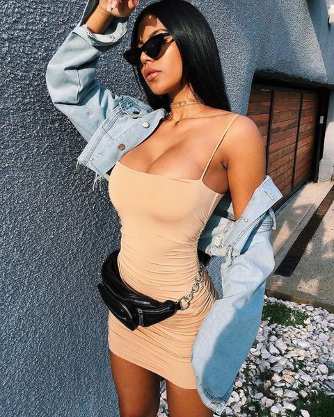 casual dresses women ladies bodycon summer party club wear strap solid pencil mini short dress clothing, Black;gray
casual dresses women ladies bodycon summer party club wear strap solid pencil mini short dress clothing, Black;gray