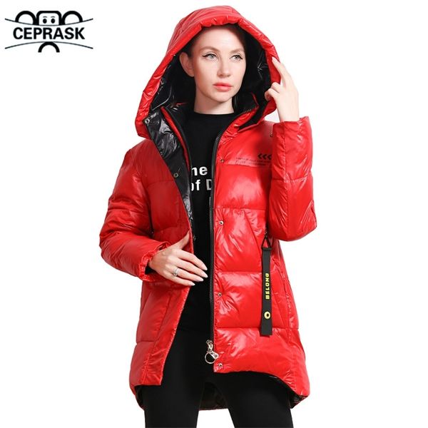 ceprask winter jacket women casual loose thick parkas clothing fashion bright colors hooded warm coat outerwear 211216, Black
ceprask winter jacket women casual loose thick parkas clothing fashion bright colors hooded warm coat outerwear 211216, Black