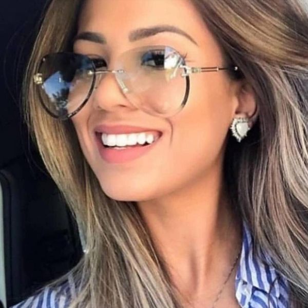 fashion rimless pilot sunglasses women tint aviation ladies sun glasses classic vintage exquisite shades 3025, White;black
fashion rimless pilot sunglasses women tint aviation ladies sun glasses classic vintage exquisite shades 3025, White;black