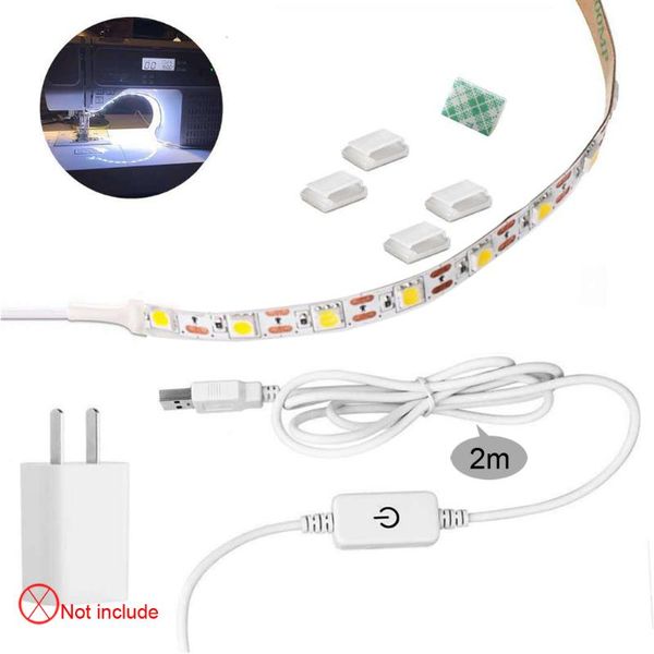 strips led sewing machine light strip lighting kit with touch dimmer switch 5v usb powered white flexible adhesive tape 2835 60led
strips led sewing machine light strip lighting kit with touch dimmer switch 5v usb powered white flexible adhesive tape 2835 60led