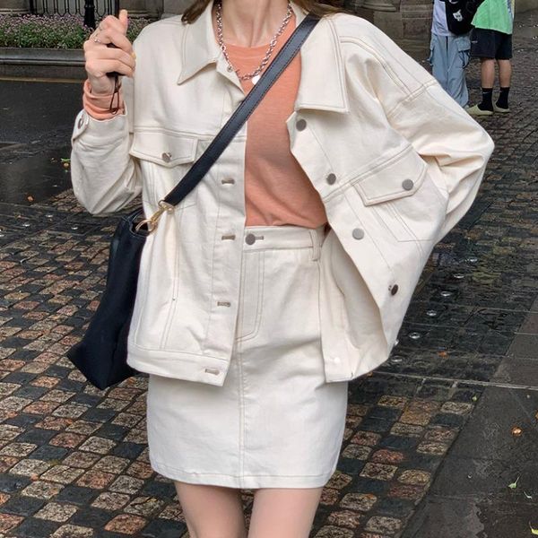 women's jackets long denim coat spring 2021 oversized jacket women jean clothing outerwear korean kurtka damska tn2685, Black;brown
women's jackets long denim coat spring 2021 oversized jacket women jean clothing outerwear korean kurtka damska tn2685, Black;brown
