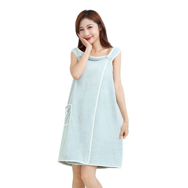 towel coral fleece women's bath skirt soft and thickened absorbent cute bow pocket wearable sling beach wholesale
towel coral fleece women's bath skirt soft and thickened absorbent cute bow pocket wearable sling beach wholesale