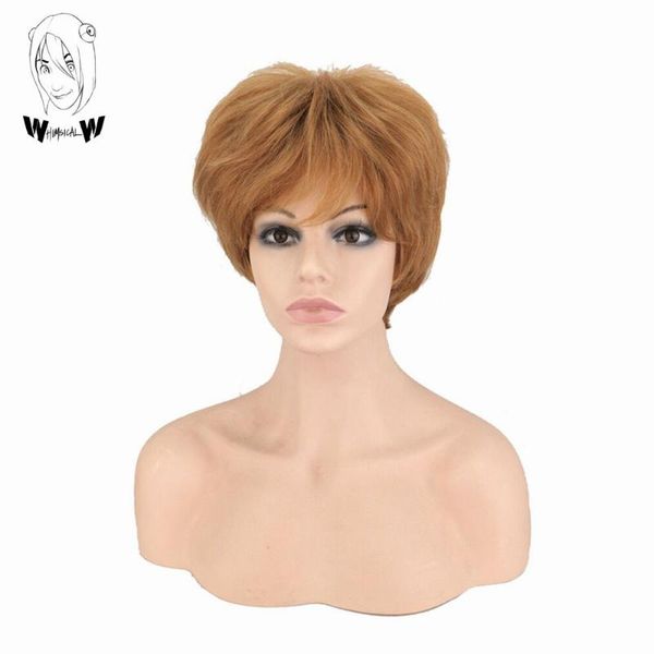 synthetic wigs whimsical w short pixie cut brown female haircut puffy straight wig natural hair for women, Black
synthetic wigs whimsical w short pixie cut brown female haircut puffy straight wig natural hair for women, Black