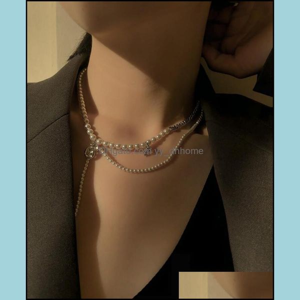 chokers & pendants jewelrycharm pearl necklace pendant purple zircon collarbone chain choker necklaces for women drop delivery 2021 lsimu, Golden;silver
chokers & pendants jewelrycharm pearl necklace pendant purple zircon collarbone chain choker necklaces for women drop delivery 2021 lsimu, Golden;silver