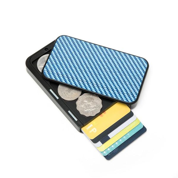 card holders yambuto carbon fiber men slim case protector holder rfid blocked single box thin wallet multifunction business, Brown;gray
card holders yambuto carbon fiber men slim case protector holder rfid blocked single box thin wallet multifunction business, Brown;gray