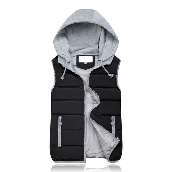 women's vests 2021 women autumn winter vest pink black warm cotton wadded hooded with zipper waistcoat plus size 3xl casual short jacke, Black;white
women's vests 2021 women autumn winter vest pink black warm cotton wadded hooded with zipper waistcoat plus size 3xl casual short jacke, Black;white