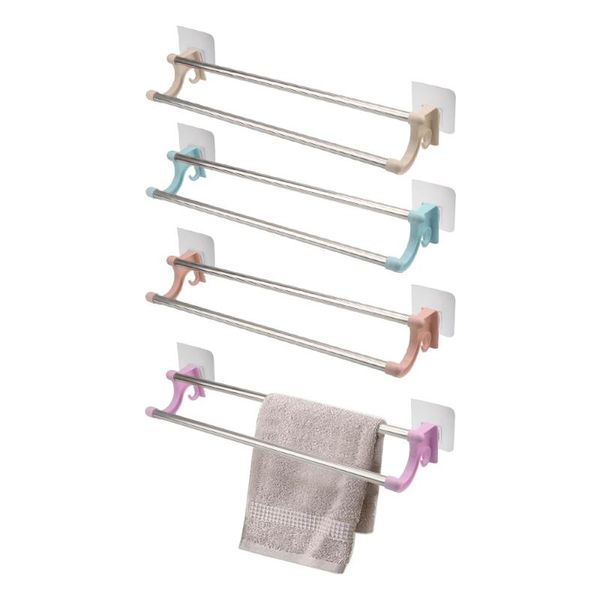 towel racks double-bar rack bar bathroom kitchen hanging holder stainless steel over door cabinet shelf home storage
towel racks double-bar rack bar bathroom kitchen hanging holder stainless steel over door cabinet shelf home storage