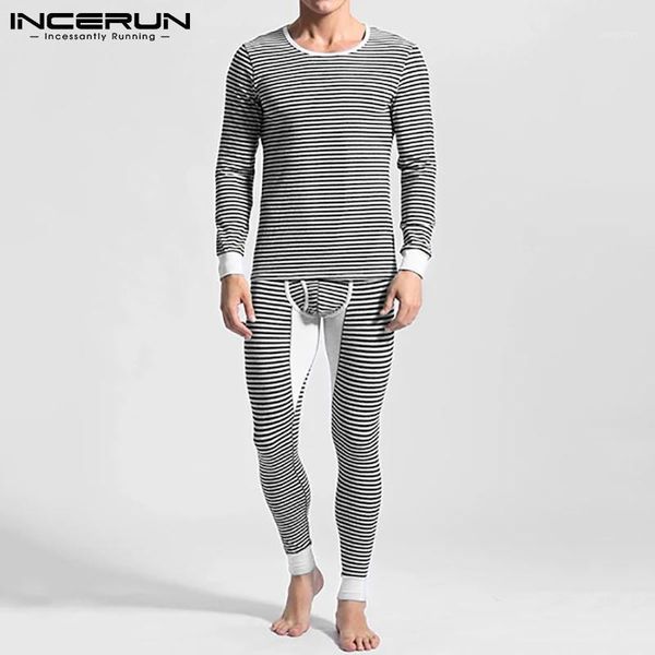 long sleeve o neck elastic pants 2 pieces men striped pajamas sets man leisure patchwork sleepwear suits comfy homewear men's, Black;brown
long sleeve o neck elastic pants 2 pieces men striped pajamas sets man leisure patchwork sleepwear suits comfy homewear men's, Black;brown