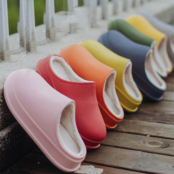 women plush slippers ladies slip on platform waterproof pvc slipper female outdoor fashion shoes woman solid color footwear, Black
women plush slippers ladies slip on platform waterproof pvc slipper female outdoor fashion shoes woman solid color footwear, Black