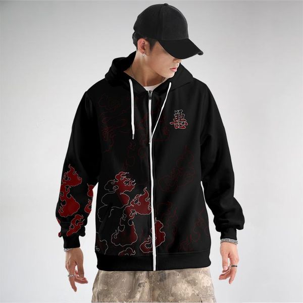 men's vests sweatshirts fashion casual loose spring autumn zipper hoodie printed sweatshirt mujer jacket, Black;white
men's vests sweatshirts fashion casual loose spring autumn zipper hoodie printed sweatshirt mujer jacket, Black;white