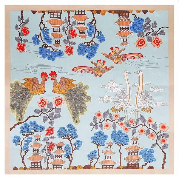 scarves 2021 fashion silk hijab scarf women sunscreen satin beach towel print handkerchief female 90x90cm square shawls neck, Blue;gray
scarves 2021 fashion silk hijab scarf women sunscreen satin beach towel print handkerchief female 90x90cm square shawls neck, Blue;gray