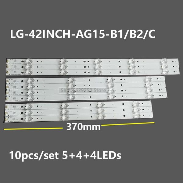 strips 10pcs (b1*3 b2*3 c*4) for 42e660e 42e7bre led backlight strip lg-42inch-ag15-b1 lg-42inch-ag15-b2 lg-42inch-ag15-c
strips 10pcs (b1*3 b2*3 c*4) for 42e660e 42e7bre led backlight strip lg-42inch-ag15-b1 lg-42inch-ag15-b2 lg-42inch-ag15-c