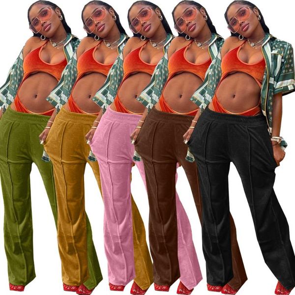 women's pants & capris echoine autumn winter wide leg women hight waist elastic velvet trousers casual loose sweatpants y2k clothes for, Black;white
women's pants & capris echoine autumn winter wide leg women hight waist elastic velvet trousers casual loose sweatpants y2k clothes for, Black;white