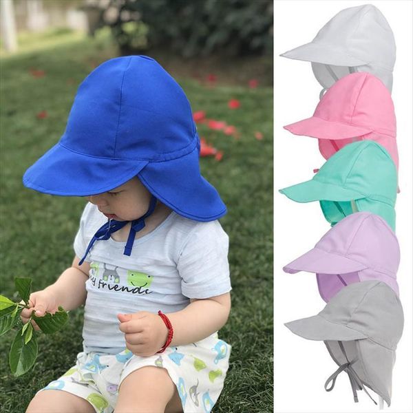 baby sun hat quick drying childrens bucket hats for kids wide brim beach uv protection travel outdoor essential caps, Blue;gray