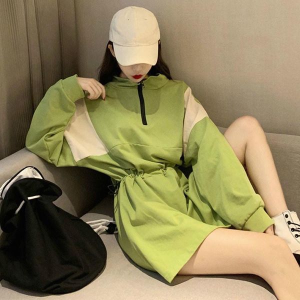 casual dresses sports style spring loose korean fashion brand mini-dress woman moda feminina green ladies plus size, Black;gray
casual dresses sports style spring loose korean fashion brand mini-dress woman moda feminina green ladies plus size, Black;gray