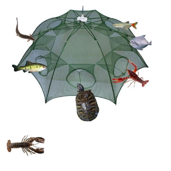 fishing accessories strengthen 4-20 holes automatic folding nylon net catch fish trap for shrimp minnows crab shaped mesh
fishing accessories strengthen 4-20 holes automatic folding nylon net catch fish trap for shrimp minnows crab shaped mesh