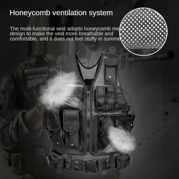 training military tactical vest for men/women plate carrier body armor combat army chest rig assault molle hunting jackets, Camo;black
training military tactical vest for men/women plate carrier body armor combat army chest rig assault molle hunting jackets, Camo;black