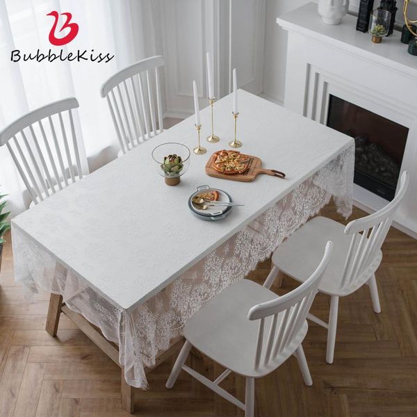 bubble kiss nordic simple home tablecloth black white lace design table cloth for wedding decoration soft round tables cover
bubble kiss nordic simple home tablecloth black white lace design table cloth for wedding decoration soft round tables cover