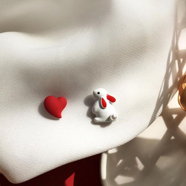 stud cute fashion red peach heart white asymmetrical earrings zinc based alloy women's jewelry for daily decoration1 pair, Golden;silver
stud cute fashion red peach heart white asymmetrical earrings zinc based alloy women's jewelry for daily decoration1 pair, Golden;silver