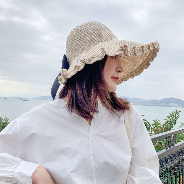 sun hat straw children's summer korean version open protection folding beach bow cover sun hat, Blue;gray
sun hat straw children's summer korean version open protection folding beach bow cover sun hat, Blue;gray
