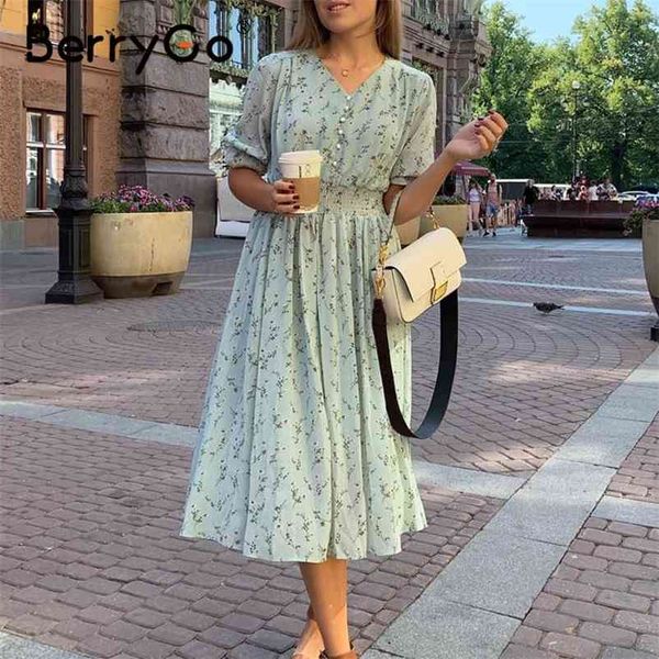 berrygo women floral print dress summer elegant short sleeve a line v neck high waist work wear office lady midi 210513, Black;gray
berrygo women floral print dress summer elegant short sleeve a line v neck high waist work wear office lady midi 210513, Black;gray