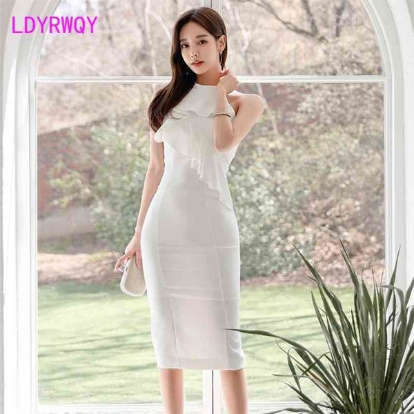 summer korean temperament hanging neck off-shoulder lotus leaf hip dress sleeveless knee-length 210416, Black;gray
summer korean temperament hanging neck off-shoulder lotus leaf hip dress sleeveless knee-length 210416, Black;gray