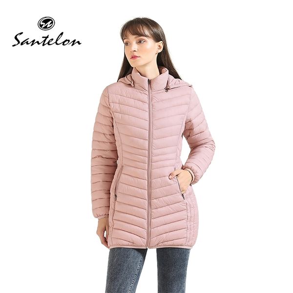 santelon women winter padded jacket slim long parka with detachable hood outdoor warm clothes ultralight coat for chile 211216, Black
santelon women winter padded jacket slim long parka with detachable hood outdoor warm clothes ultralight coat for chile 211216, Black