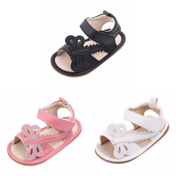 sandals summer baby girl cute butterfly breathable shoes toddler rubber sole non-slip first walkers for 0-18m, Black;red
sandals summer baby girl cute butterfly breathable shoes toddler rubber sole non-slip first walkers for 0-18m, Black;red