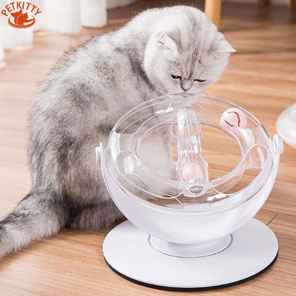 cat toys petkitty 360° turntable funny interactive cats puzzle tracks disc amusement toy training play game ball
cat toys petkitty 360° turntable funny interactive cats puzzle tracks disc amusement toy training play game ball