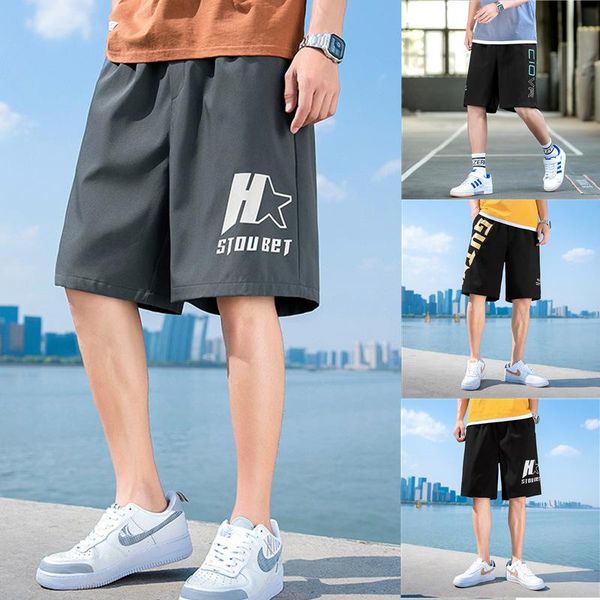 men's 2021 casual mens shorts hombre men loose five-point pants tooling large size beach streetwear, White;black
men's 2021 casual mens shorts hombre men loose five-point pants tooling large size beach streetwear, White;black