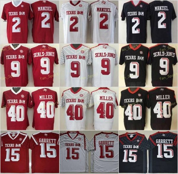texas a&m aggies college football jerseys 15 myles garrett 2 johnny manziel 9 ricky seals-jones 40 von miller university football shirts, Black
texas a&m aggies college football jerseys 15 myles garrett 2 johnny manziel 9 ricky seals-jones 40 von miller university football shirts, Black
