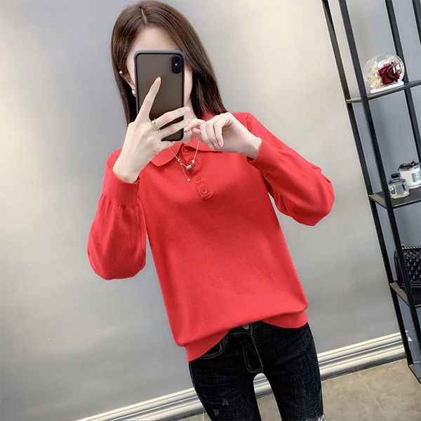 women's sweaters long female sleeve autumn sweater knitted warm collar square pull jumpers ladies ost femme ytqy, White;black
women's sweaters long female sleeve autumn sweater knitted warm collar square pull jumpers ladies ost femme ytqy, White;black