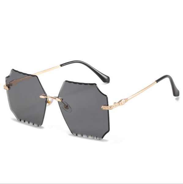 borderless wild square frame cut-edge glasses fashion sunglasses women uv400, White;black
borderless wild square frame cut-edge glasses fashion sunglasses women uv400, White;black