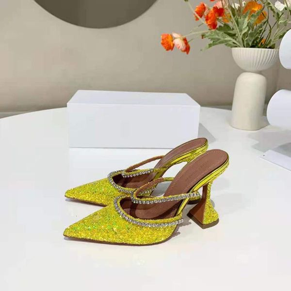 slippers season women shoes am glitter gilda mules crystal 95mm heels real pos, Black
slippers season women shoes am glitter gilda mules crystal 95mm heels real pos, Black