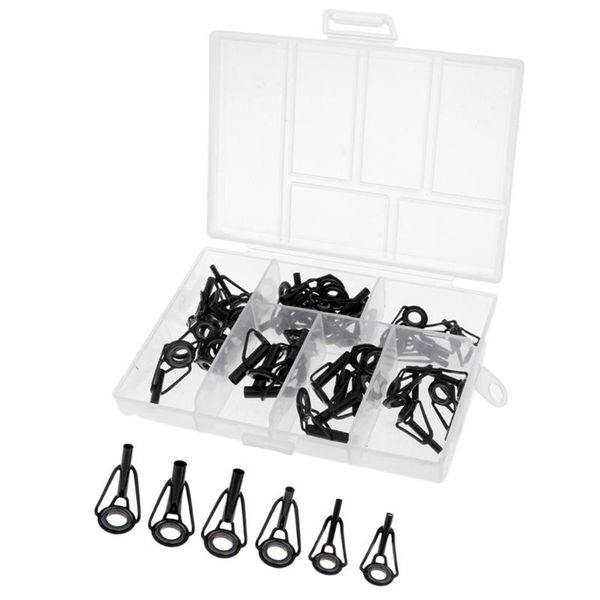 80pcs 8 sizes fishing rod guides tips line eyes rings pole repair kit building accessories tackles boat rods
80pcs 8 sizes fishing rod guides tips line eyes rings pole repair kit building accessories tackles boat rods